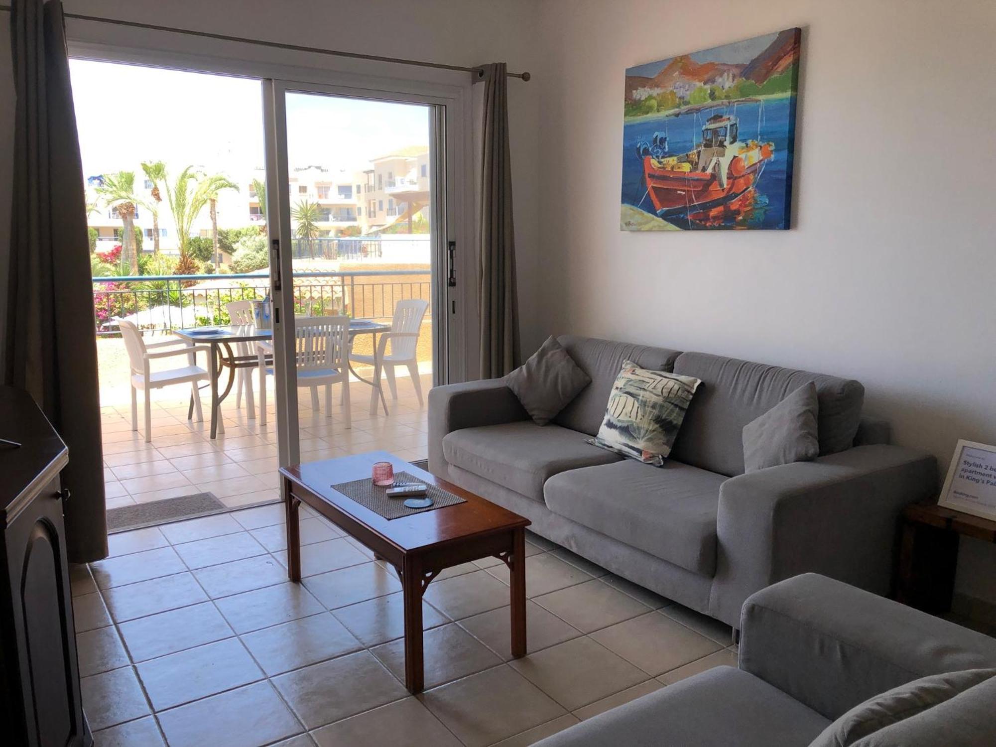 Kings Palace - Stylish 2 Bed Apartment With Sea Views Paphos Exterior photo